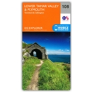 MAP,O/S Lower Tamar Valley Explorer 2.5in